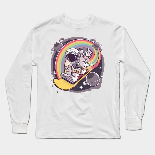 Huge Fan Of Space Both Outer And Personal. Long Sleeve T-Shirt by alby store